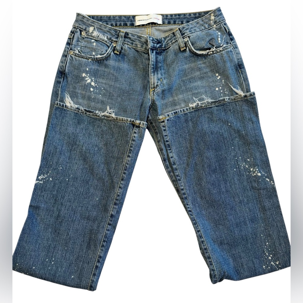 Paper denim & cloth jeans 28 boho retro vintage flare - Picture 3 of 16